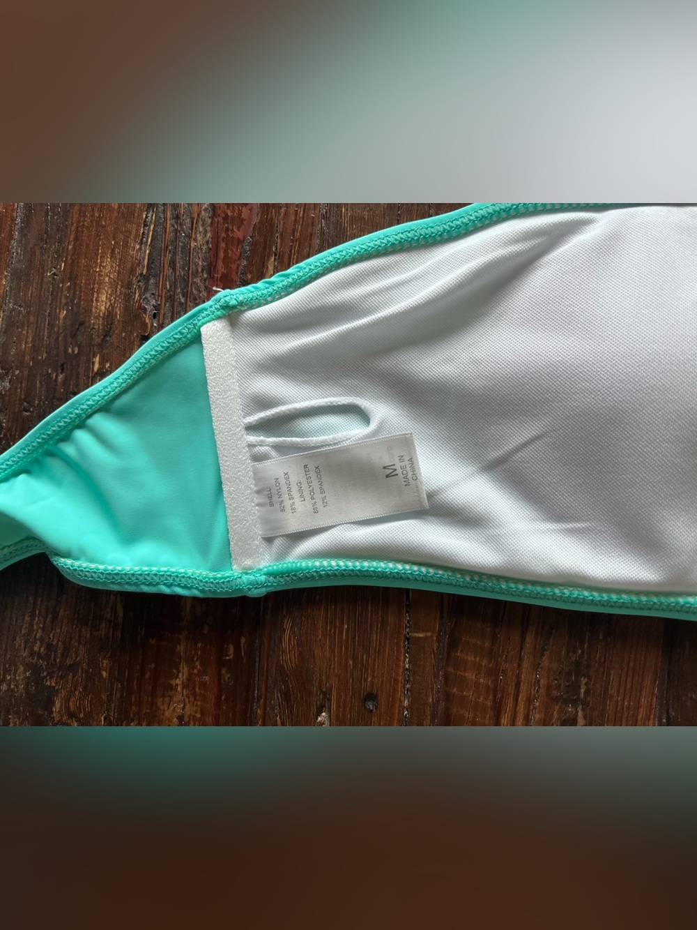 Two-piece aqua bathing suit, with Sheer Butterfly Print Camisole Top Sz M NWOT - Picture 12 of 16